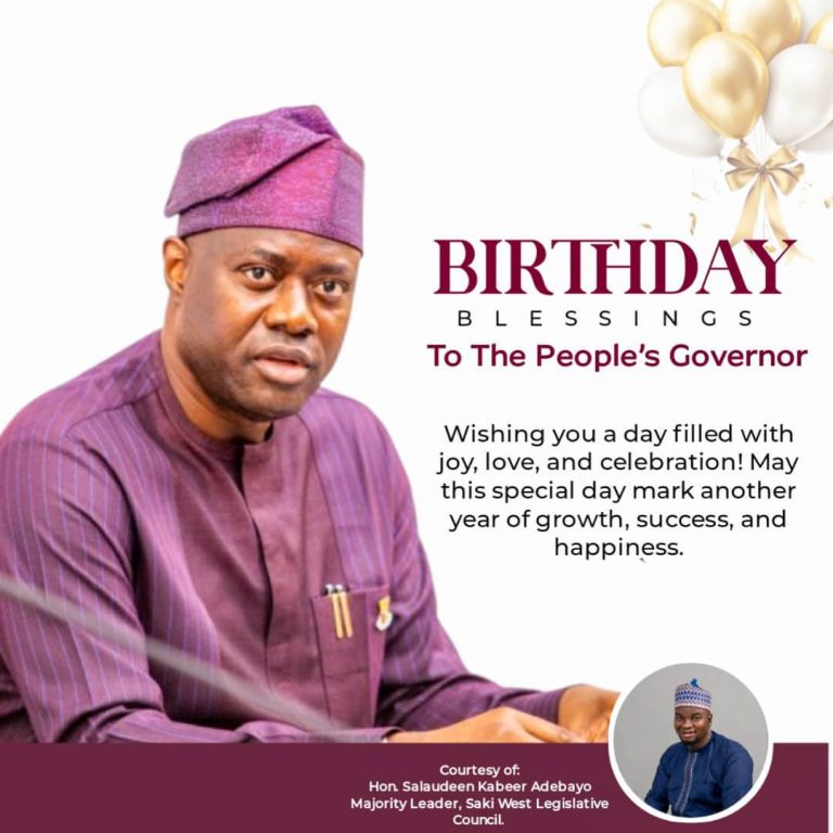 SKA FELICITATES GOV. SEYI MAKINDE ON HIS BIRTHDAY