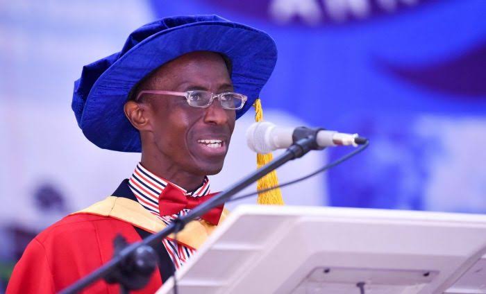 Senator Alli congratulates Prof. Olapegba on appointment as UI’s 14th substantive Vice-Chancellor
